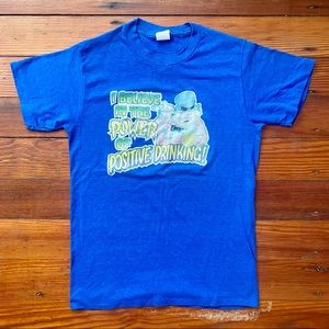 Vintage Glitter Drinking Tee